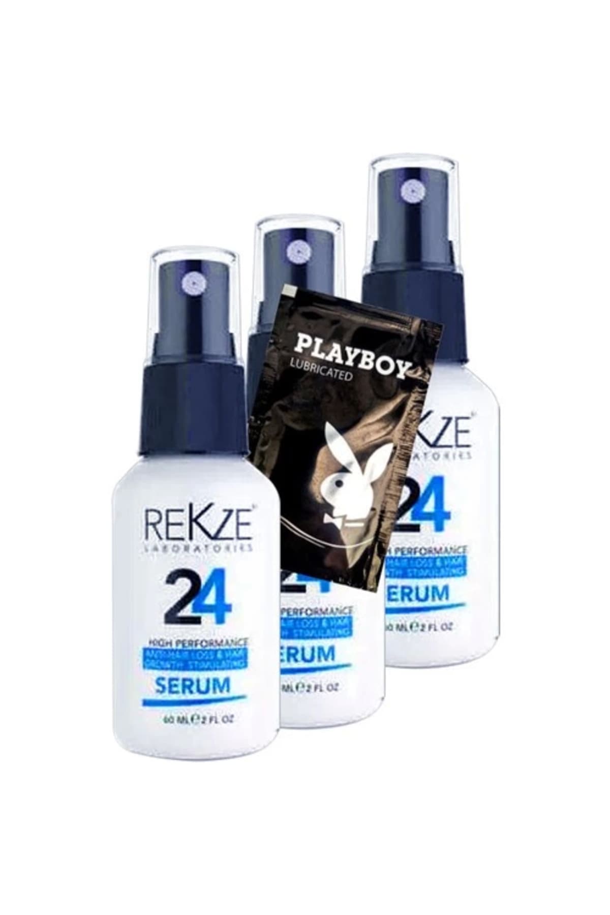 Mucizevi 3 Tane Saç Besle Dökülmeye 60 ml Sprey REKZE24 Spray + Yanında Jel