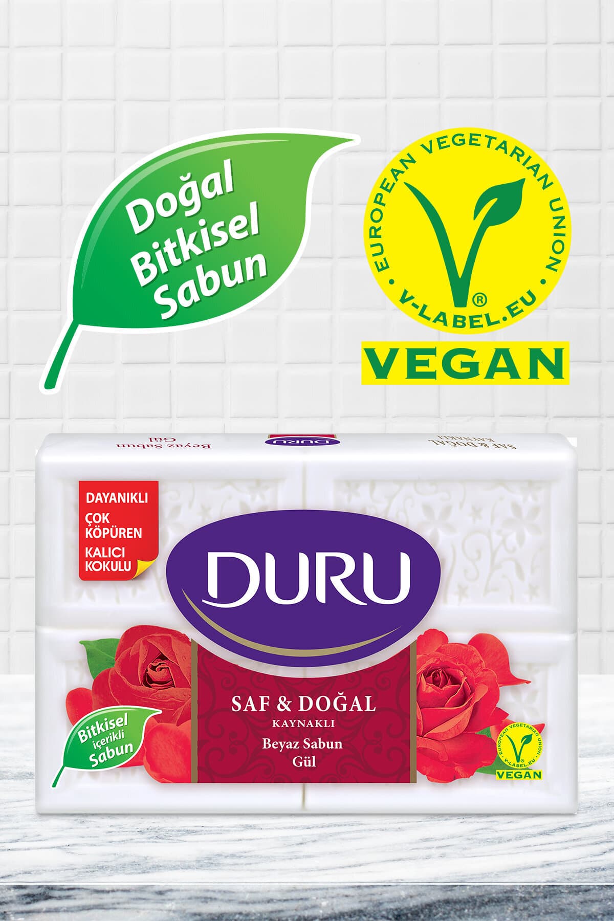Kalip Sabun 600GR Saf Ve Doğal Gül