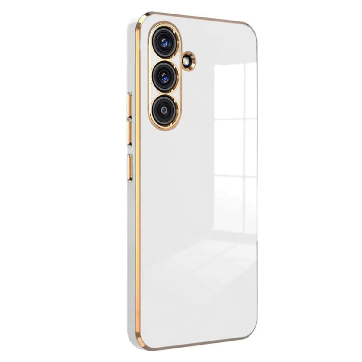 Galaxy A16 5G Kılıf Volet Silikon - Beyaz