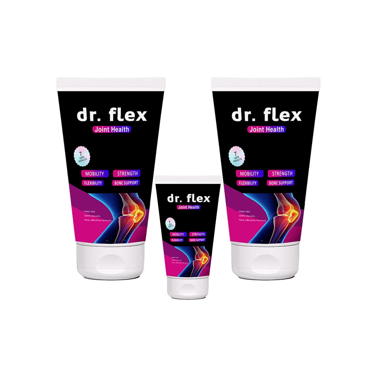 Dr.Flex Tüp Vücut Masaj Kremi 3 Adet Omega3lü Kolajenli Bamya Tohumu Ardıç ve Kuyruk Yağlı
