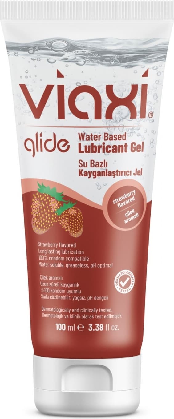 Viaxi Cilt Dostu Sağlıklı Viaxi Glide Çilekli Jel 100 ml