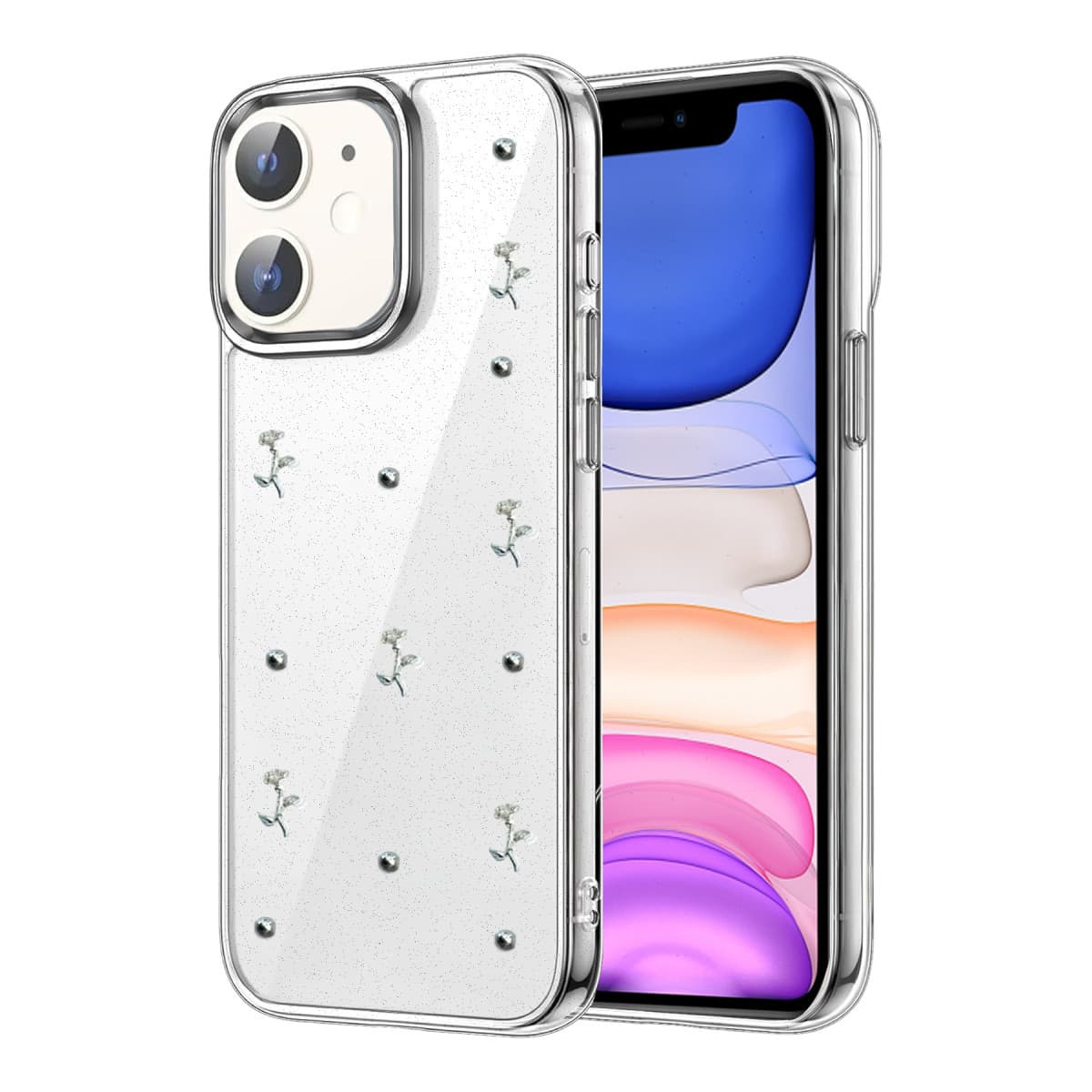 iPhone 11 Fiyonk Desenli Kapak - Desen 4