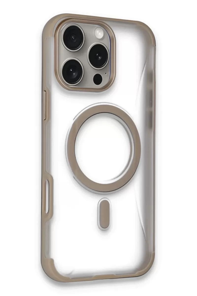 iPhone 16 Pro Hilton Magsafe Kapak - Gold