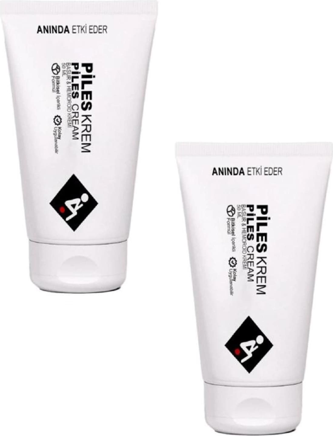 Piles Hemeroıdınız ve Bağsurunuz Için Yeni Formüllü Çözümünüzkremi 50 ml x 2 Adet