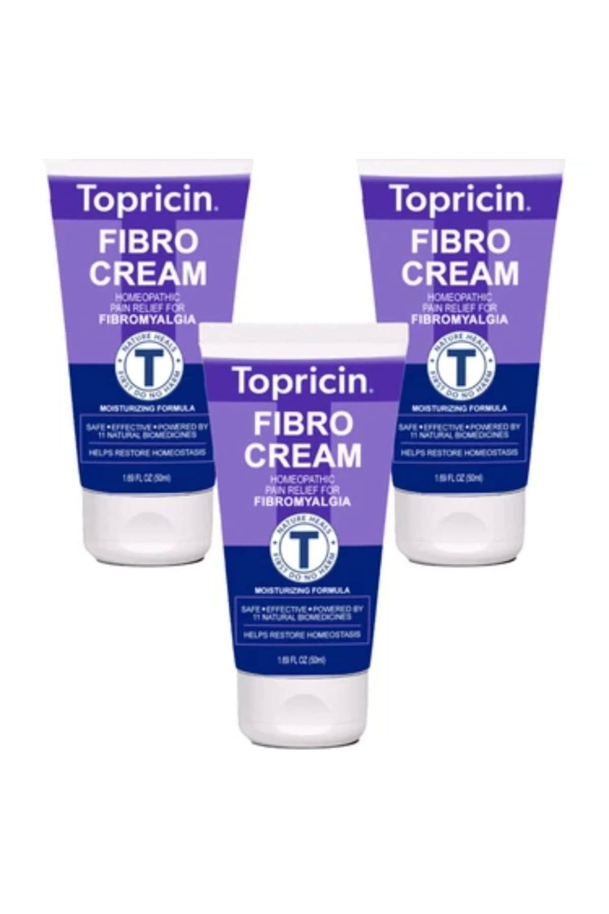 Topricin Fibro Etkili Rahatlatıcı Bakım Kremi 50 ml 3 Adet
