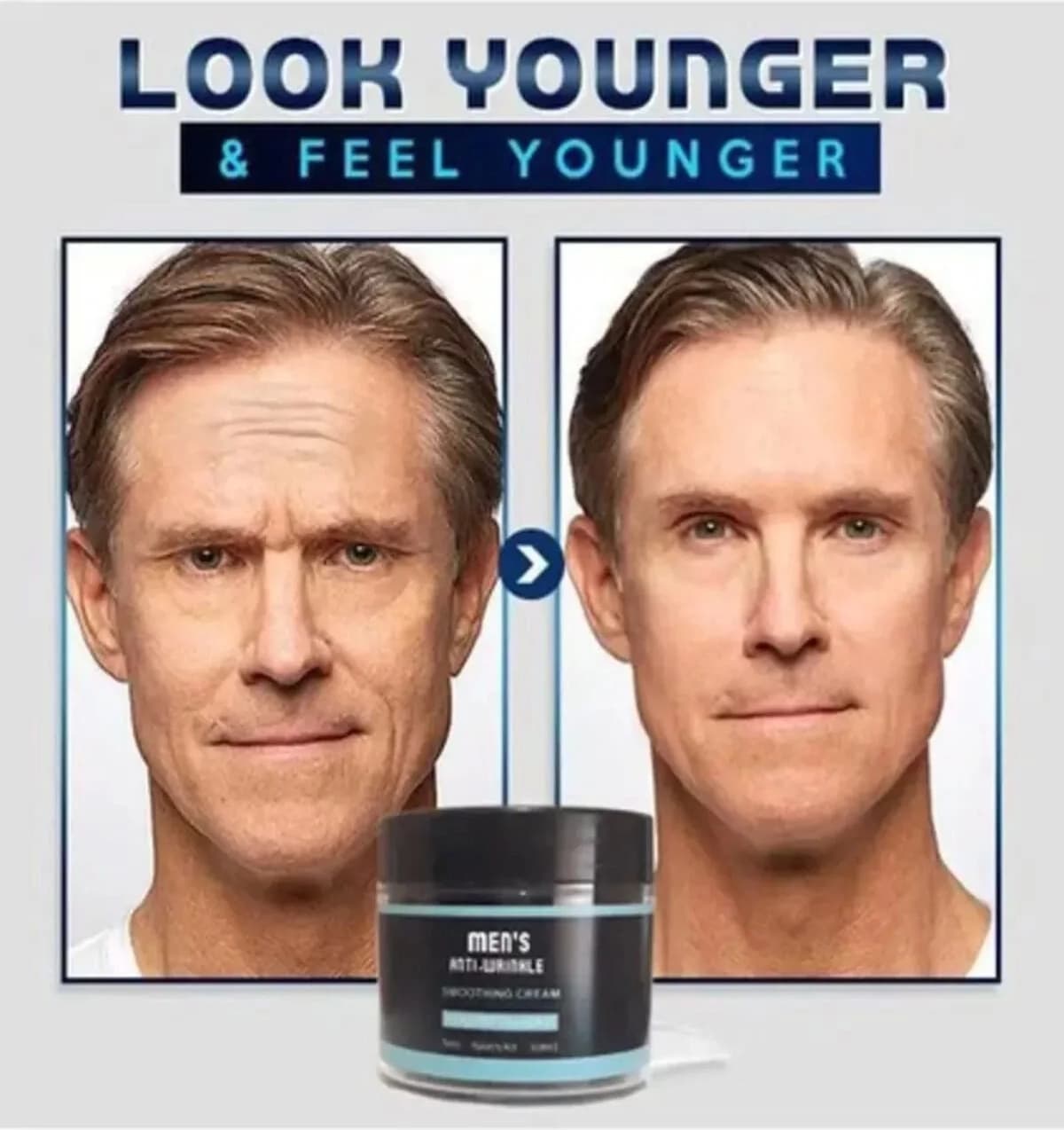 Süper Mens Anti-Wrinkle Cream Erkek Yüz Bakım Kremi 100 ml