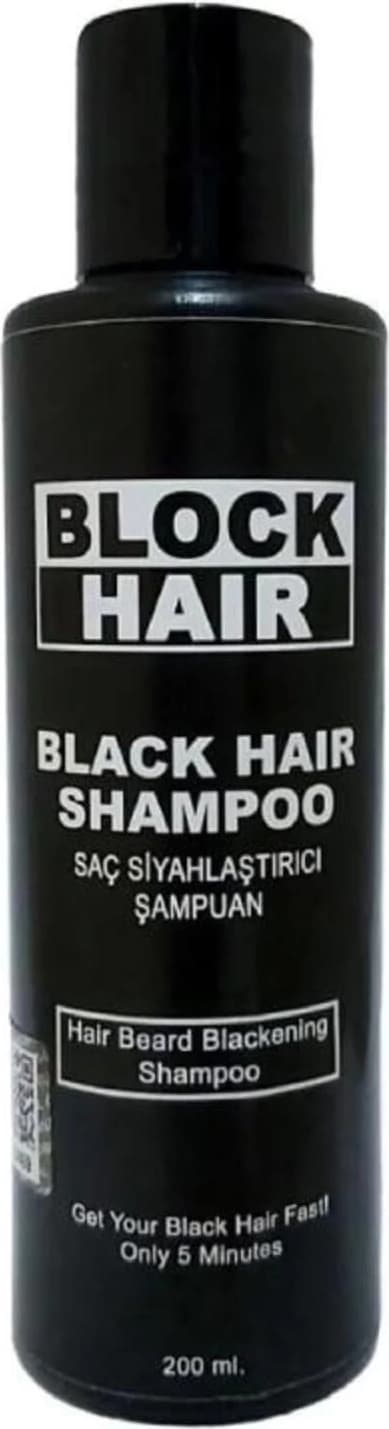 Block Hair Saç Koyulaştırıcı Siyahlaştırıcı Bakım Şampuanı 200ML