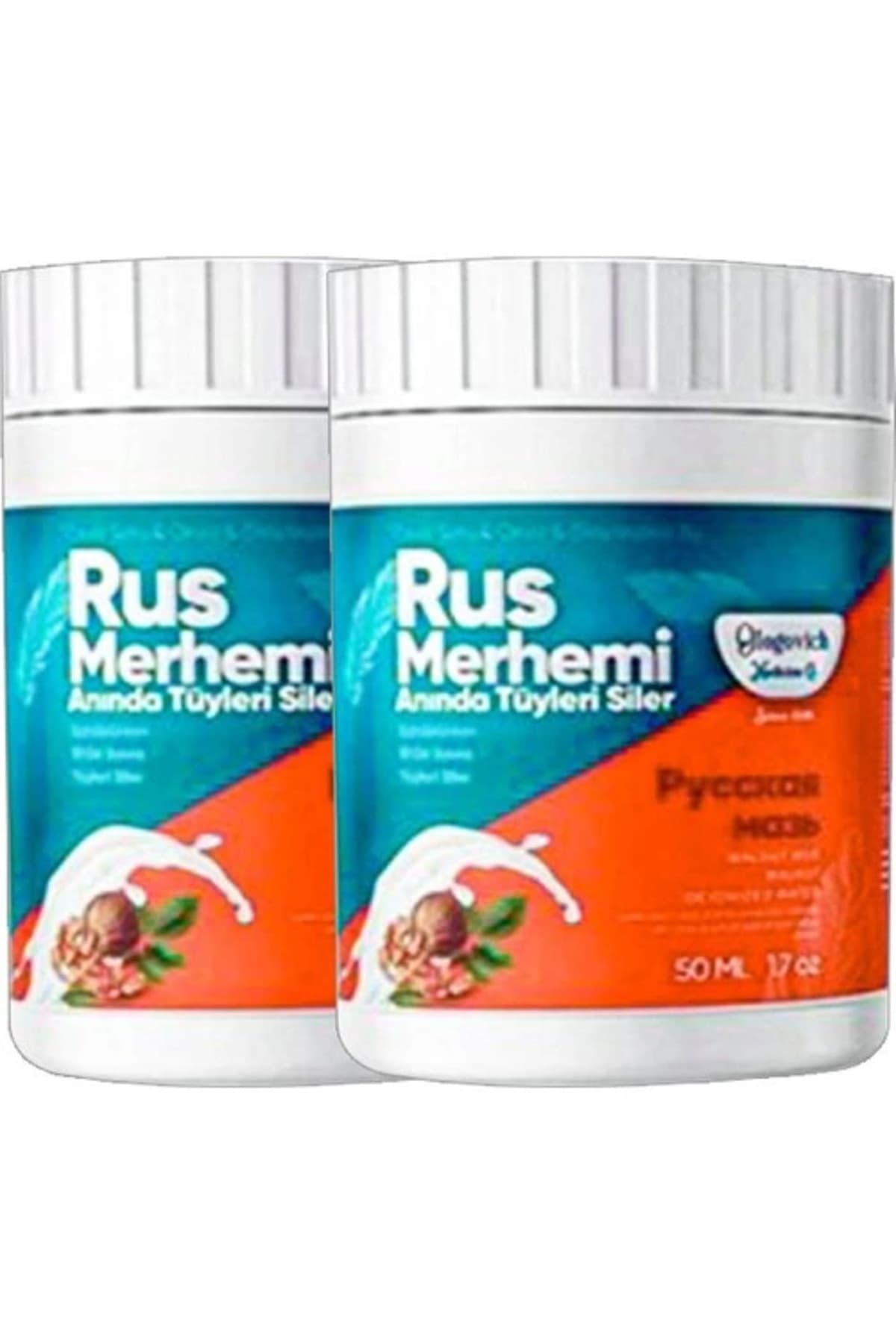 Glegnd Turquoise 2li Adet Glegnd Ceviz & Ceviz Sütü Russ Merhemi 50 ml Tüylere Krem