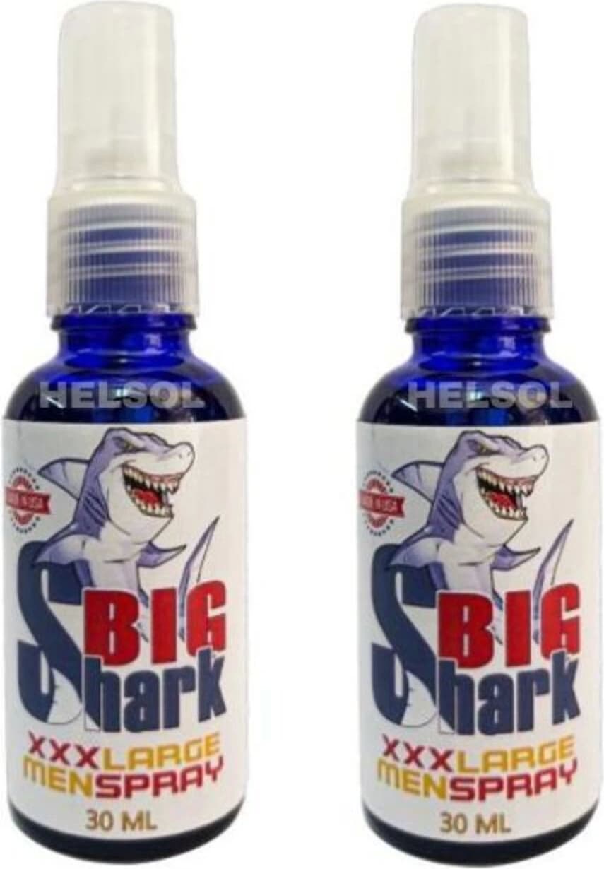 Big Shark Bakım ve Masaj Spreyi 30 ml x 2 Adet