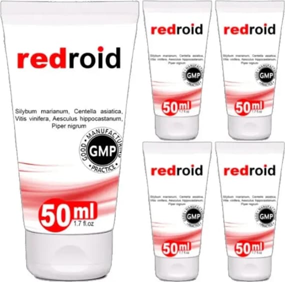 Redroid 5 Tane Masaj Kremi Için 50 ml Özel Krem