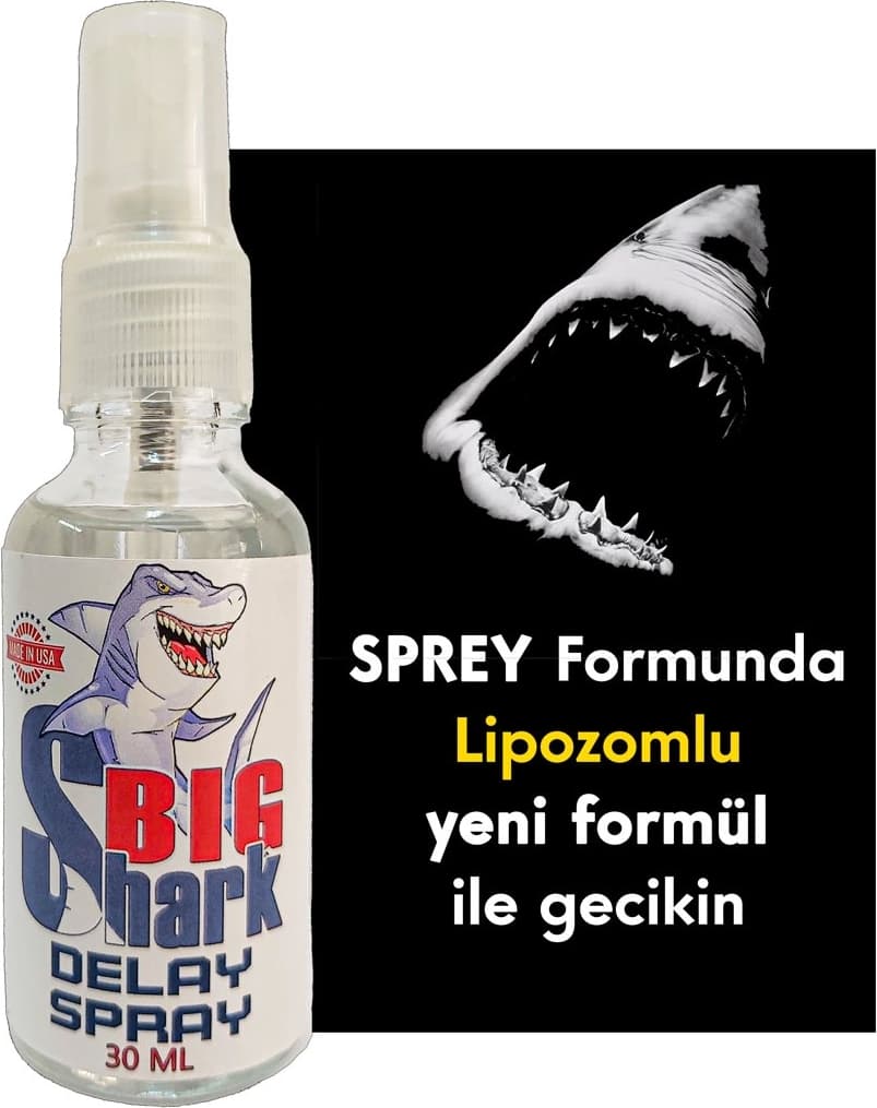 Miyolife Bigshark Spray 30ML/LIPOZOMLU Yeni Formül Geciktiriciili Özel Formül