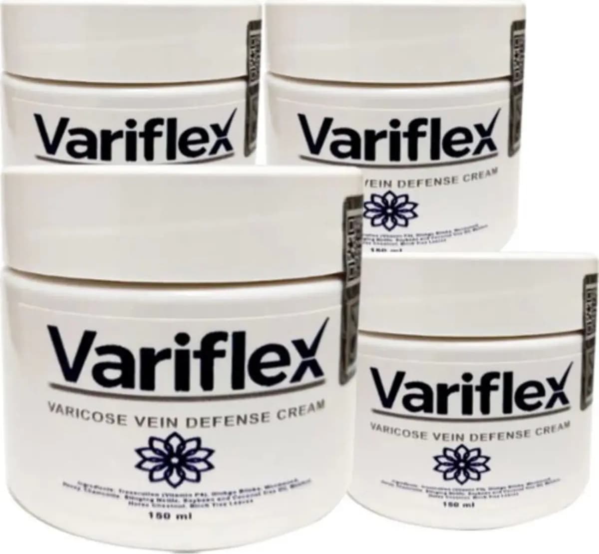 Variflex LSTKS052 4tane 150 ml  Cream Büyük Boy Bacak Kremi