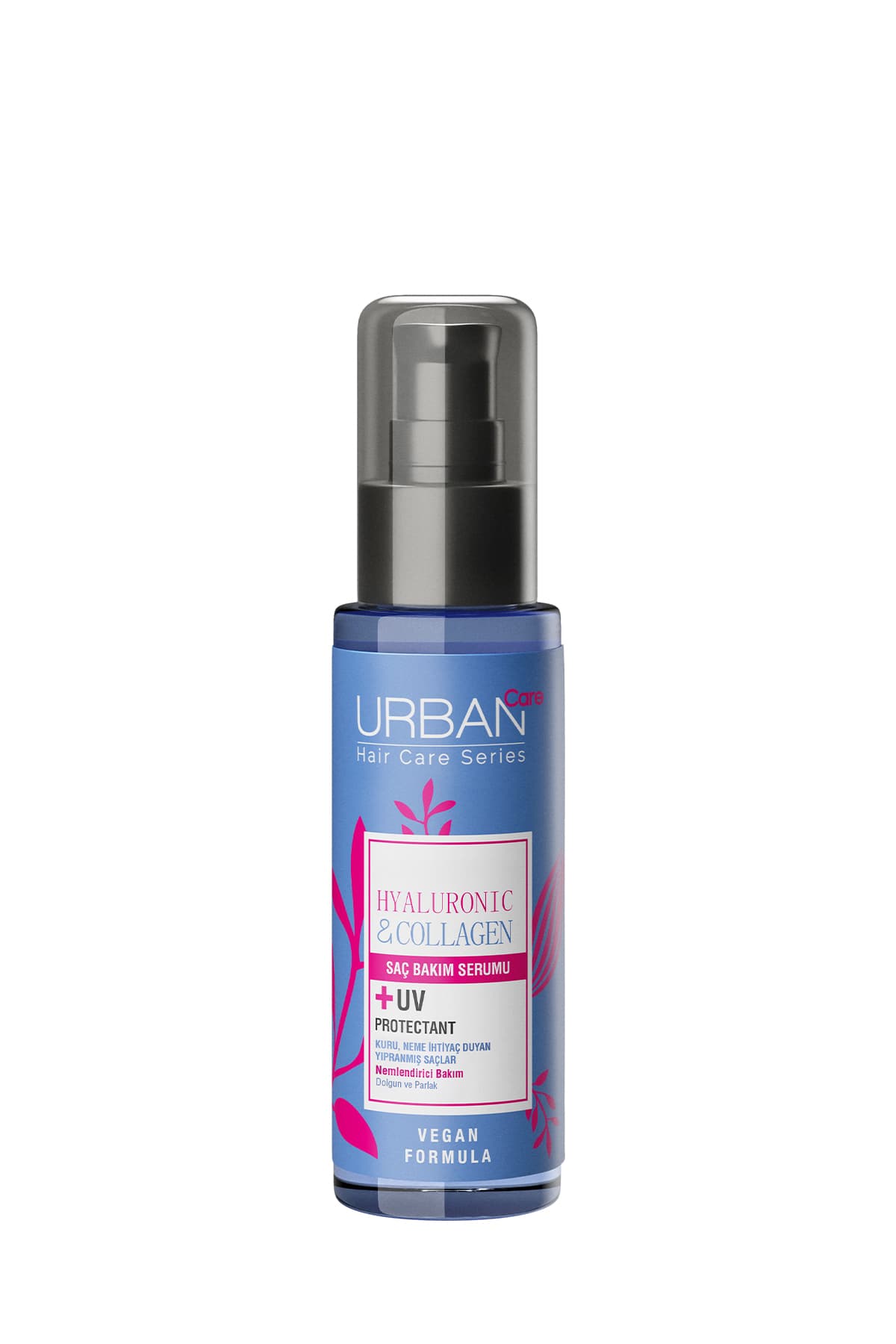 SAÇ BAKIM SERUMU & HYALURONIK ASİT VE KOLAJEN KURU VE CANSIZ SAÇLARA ÖZEL VEGAN 75ML