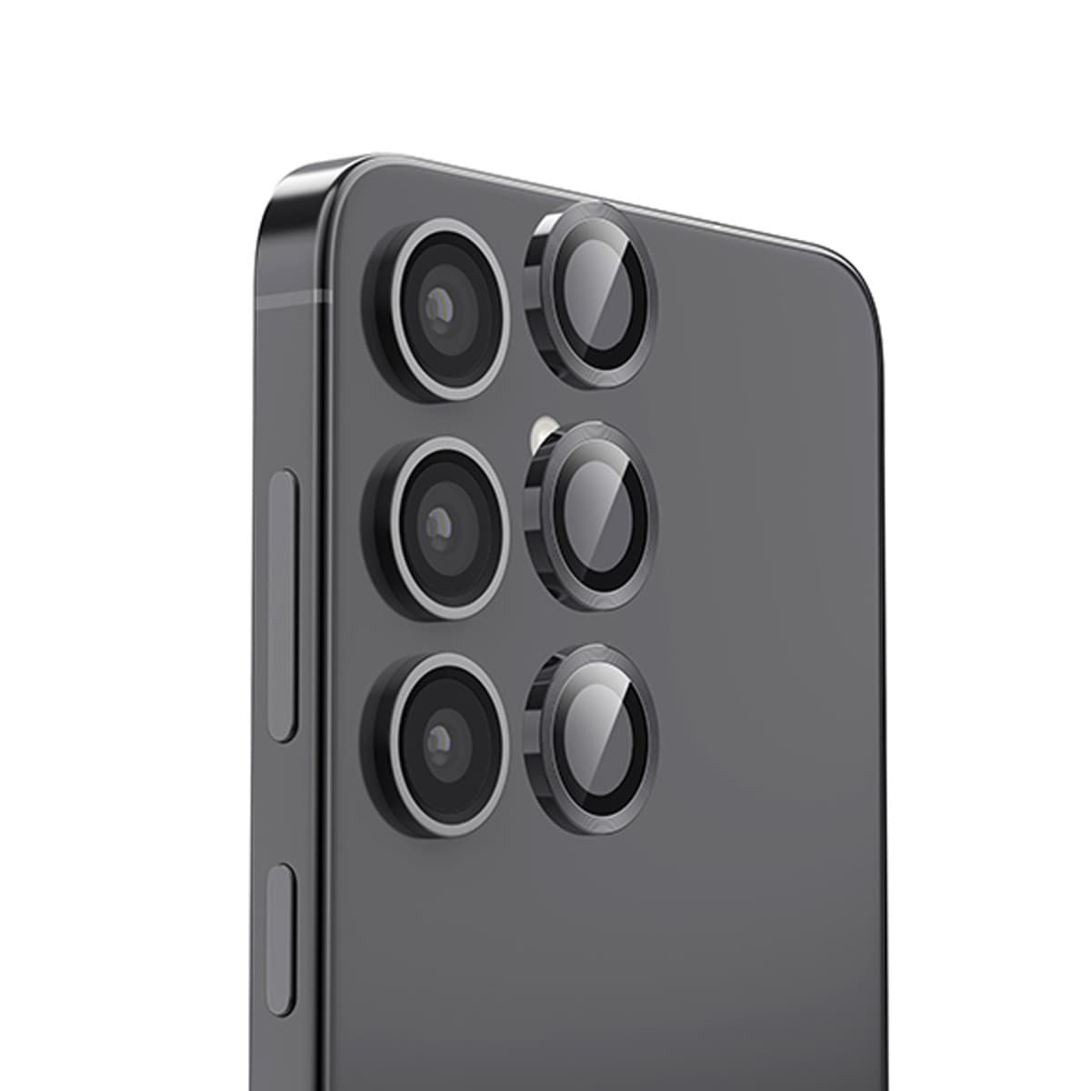 Galaxy S25 Plus Raze Metal Kamera Lens - Siyah