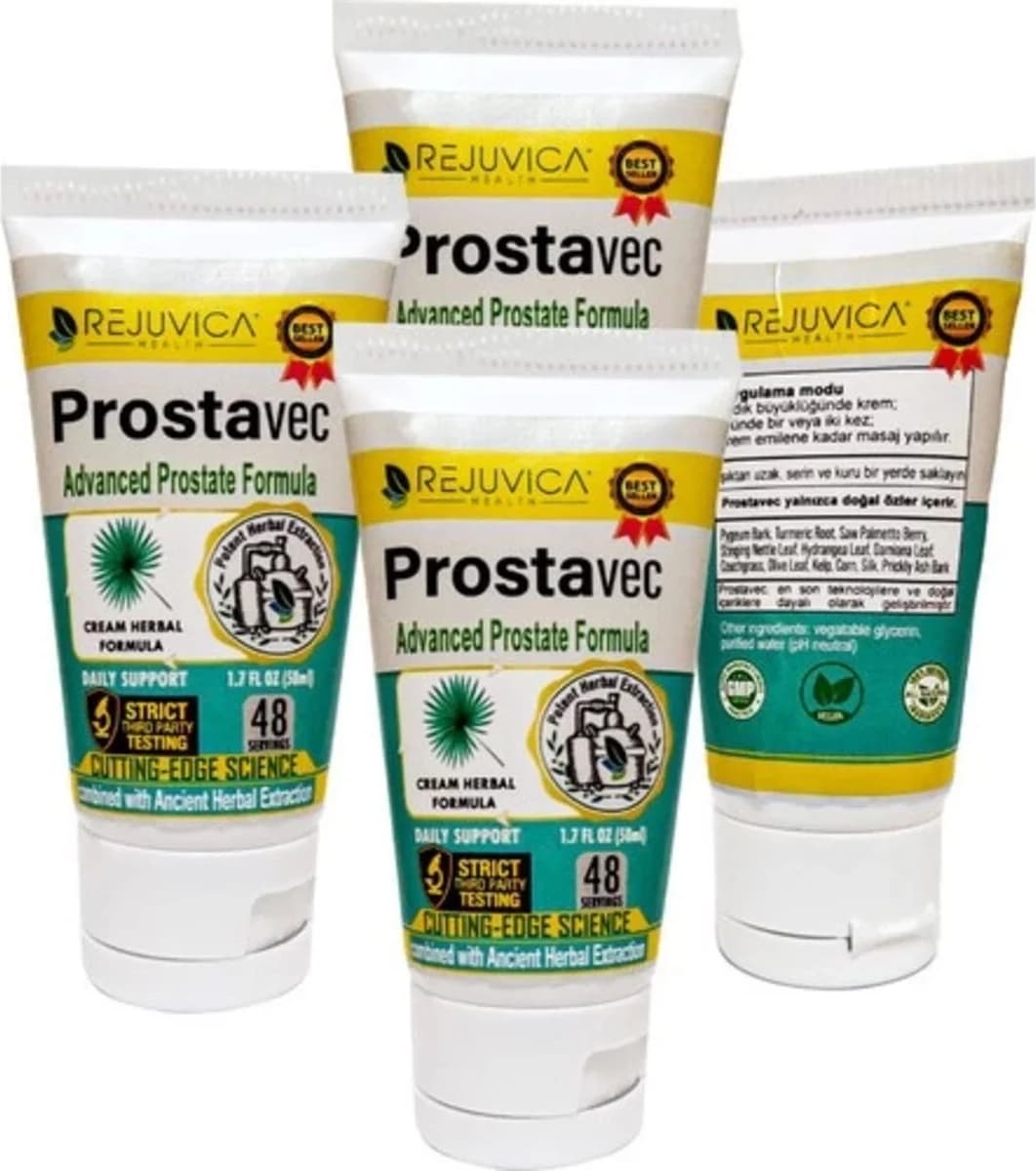 Süper Prostavec Erkeklere Özel Krem 50 ml x 4 Adet