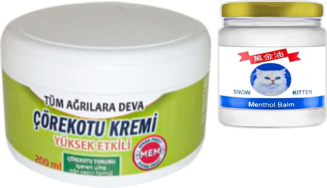 2 Adet Çörek Otu Kremi Büyük Xlboy 200 ml Green + 2 Adet 50 ml Snow Kitten Krem / Vücut Fıtıkagrilarina