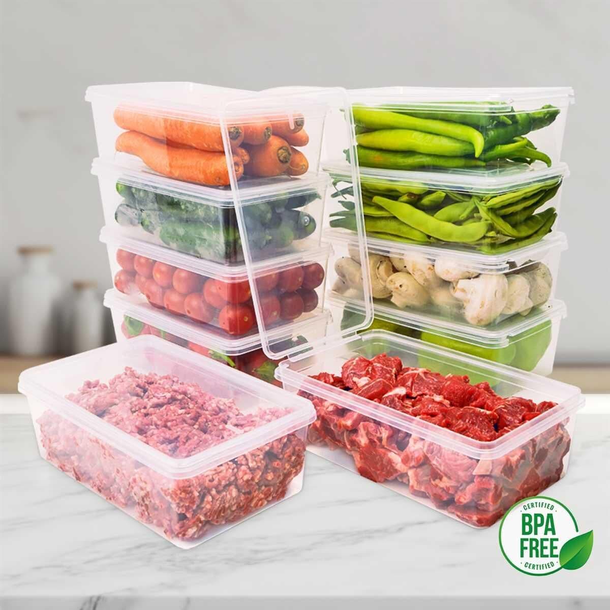 B1000-10 Buzluk Saklama Kabı 1 Litre 10 Adet