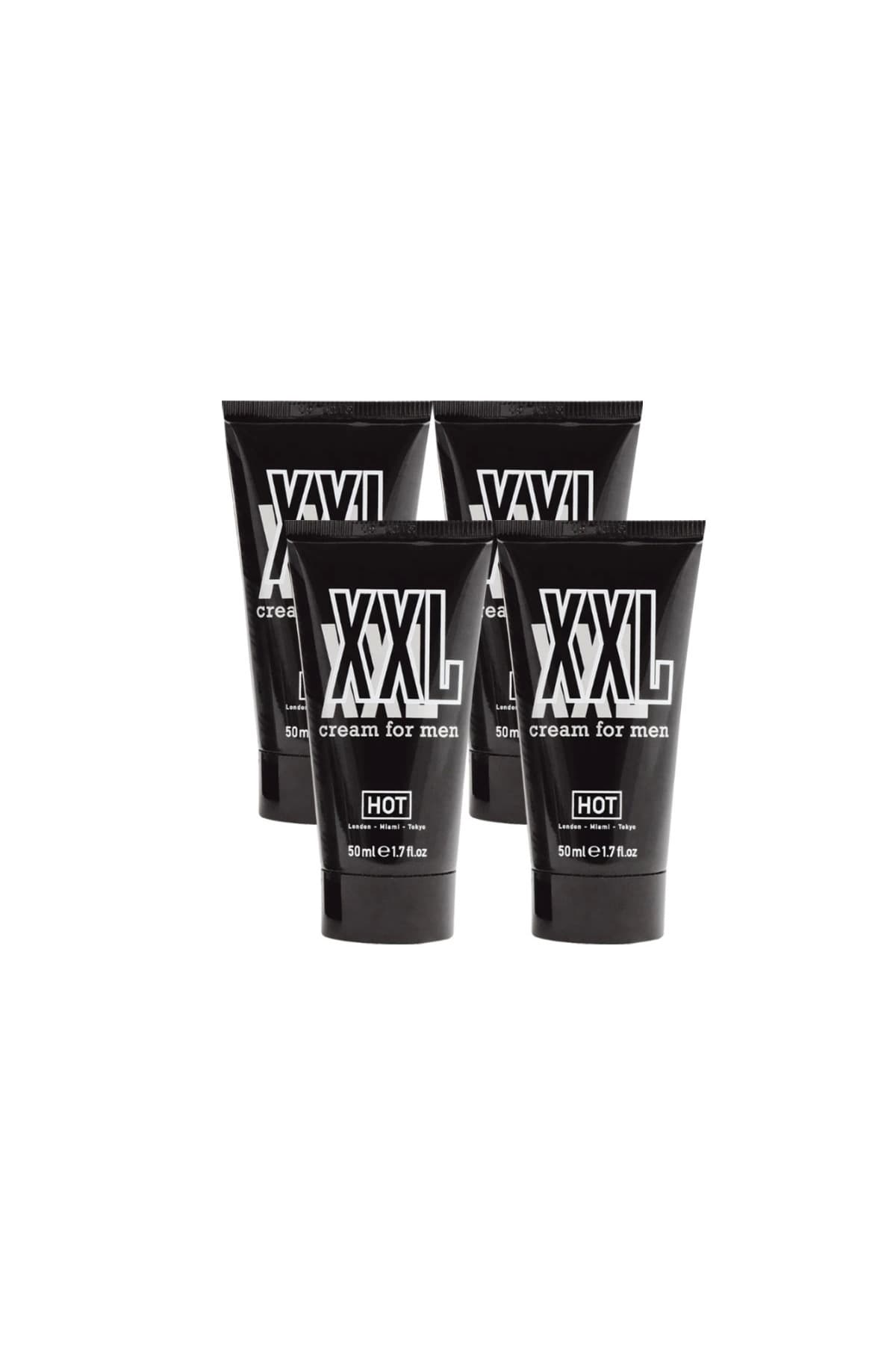HotXXL Cream Men Hardener Delayer Enlarger 4lü adet x 50 ml Erkeklere Özel Boyut Kremi