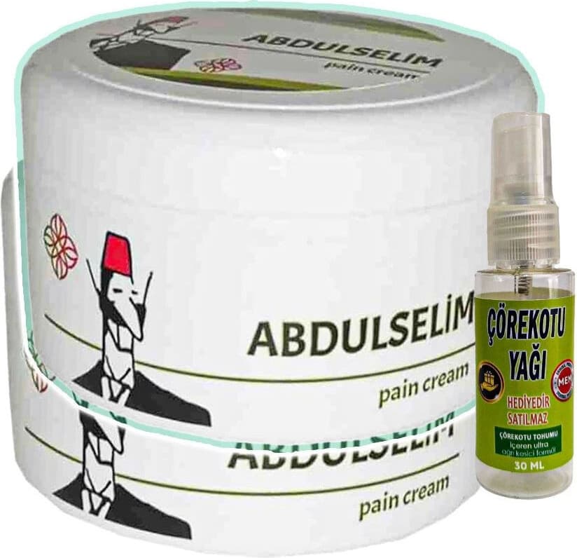 Abdülselim Ağrı Dindirici Masaj Bakım Kremi 2X200 Ml+Çörek Otu Ağrı Yağ ile