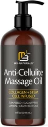 M3 Naturals Aaimox Kolajen ve Kök Hücre Içeren Anti Selülit Masaj Yağı-Anti Cellulite Massage Oil