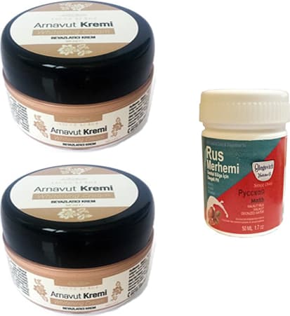 Three Brand Arnavut Kremi 2 Adet + Rus Merhemi 50 ml 1 Adet