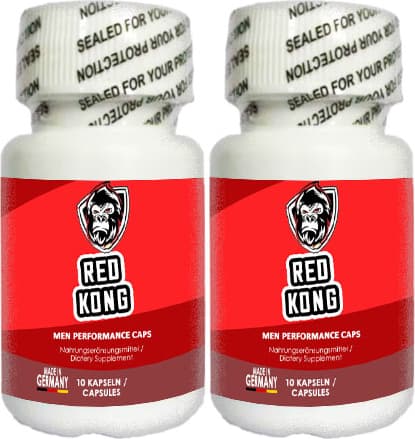 Red Kong 2 Adet: Erkeğin Performansına Çok Özel Formüllü 10 Lu Destekleme
