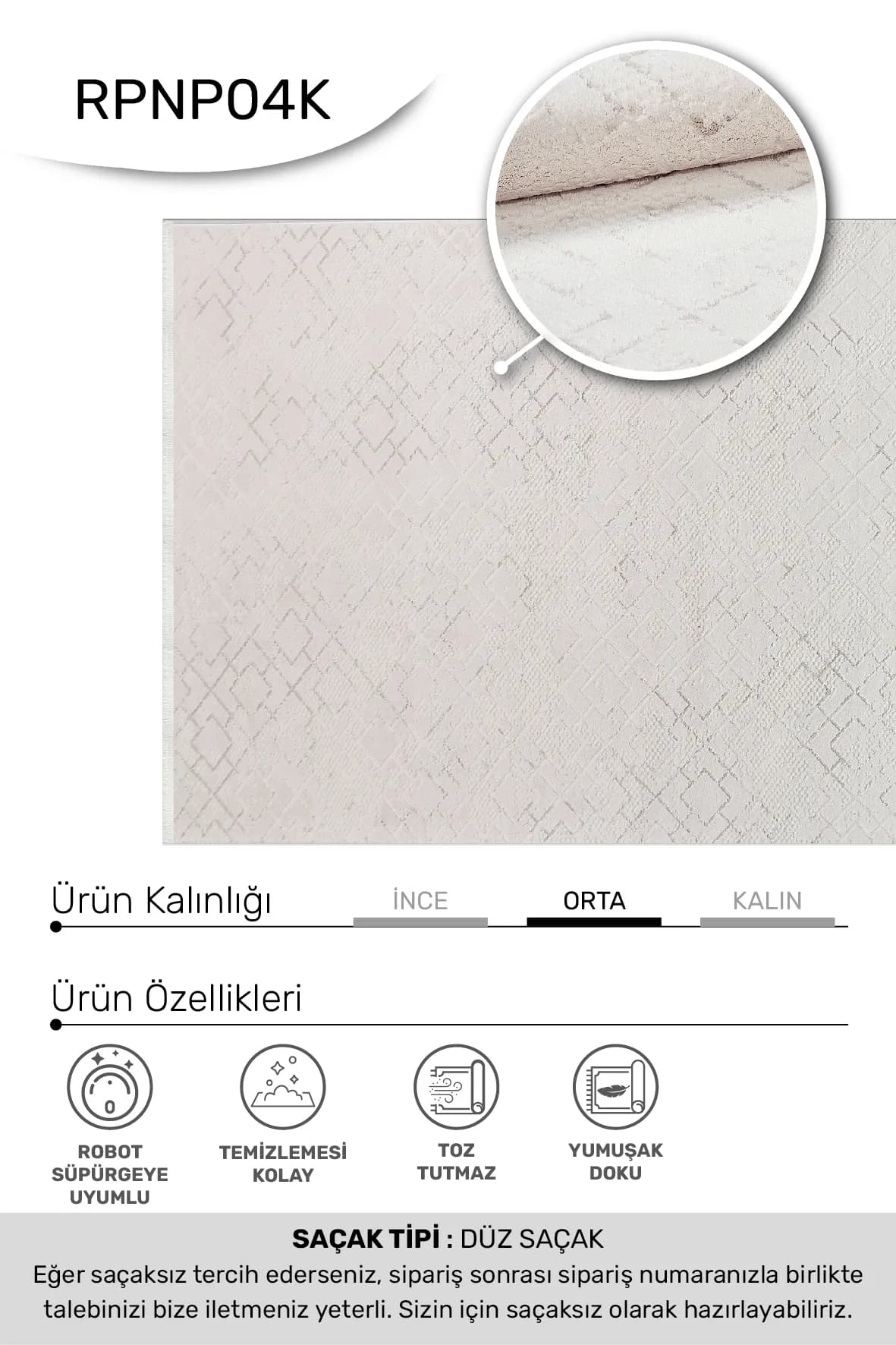 YoudayHomeCollection BONAPARTE Model Oturma Odası Halısı