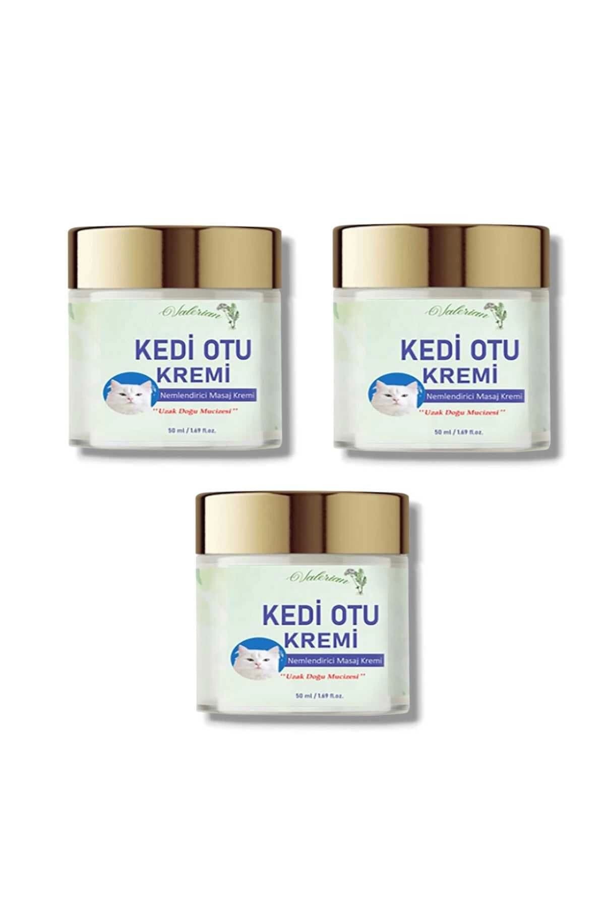 Kedi Otu Kremi Uzak Doğu Mucizesi Doğal Etkili Rahatlatıcı Krem  50 ML X 3 Adet
