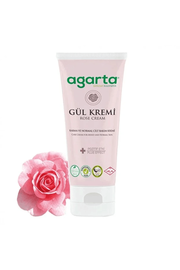 Yüz Bakim Kremi 75ML & Gül Özlü Gündüz İçin Doğal Bakim Kremi