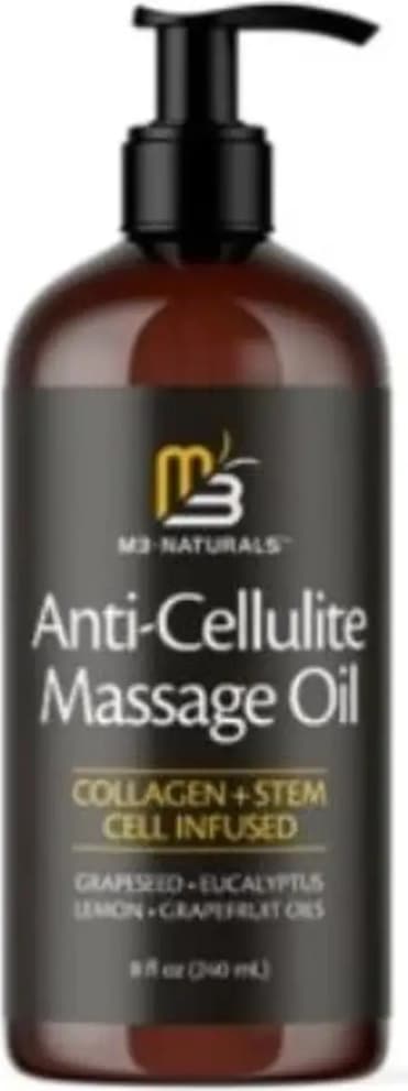 M3 Naturals Aaimox Kolajen ve Kök Hücre Içeren Masaj Yağı-Anti Cellulite Massage Oil