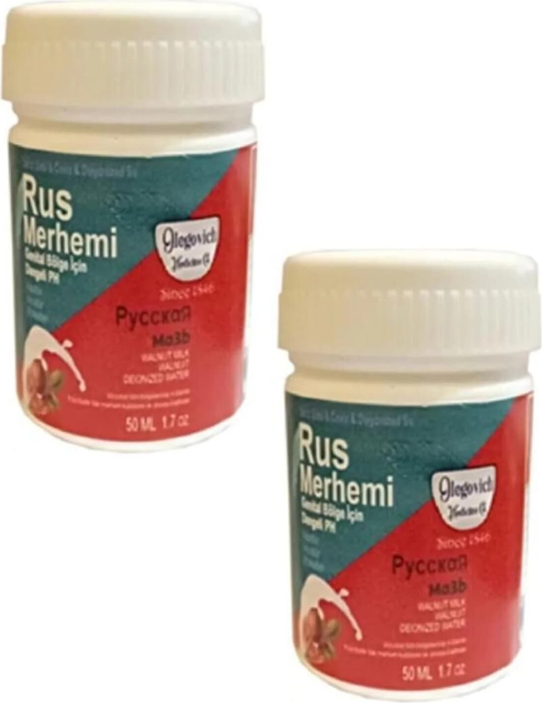 Süper Rus Merhemi Genital Bölge Tüy Dökücü Kremi 50 ml x 2 Adet