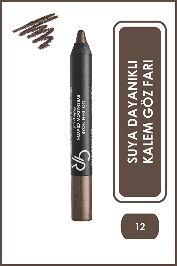 Eyeshadow Crayon Waterproof 12 Kalem Far 2,4 g