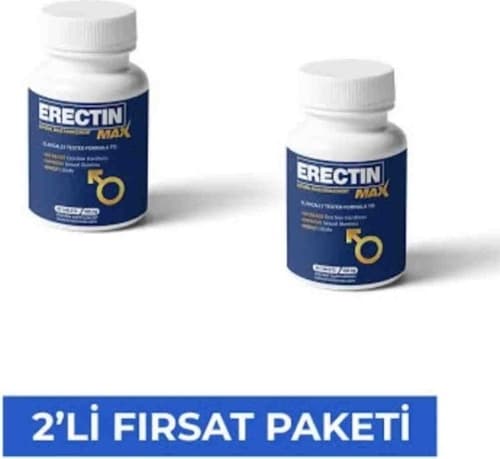 Yurorganicq Erectin Maxx 60Lı Erkeklere Özel Ürün - 2 Adet