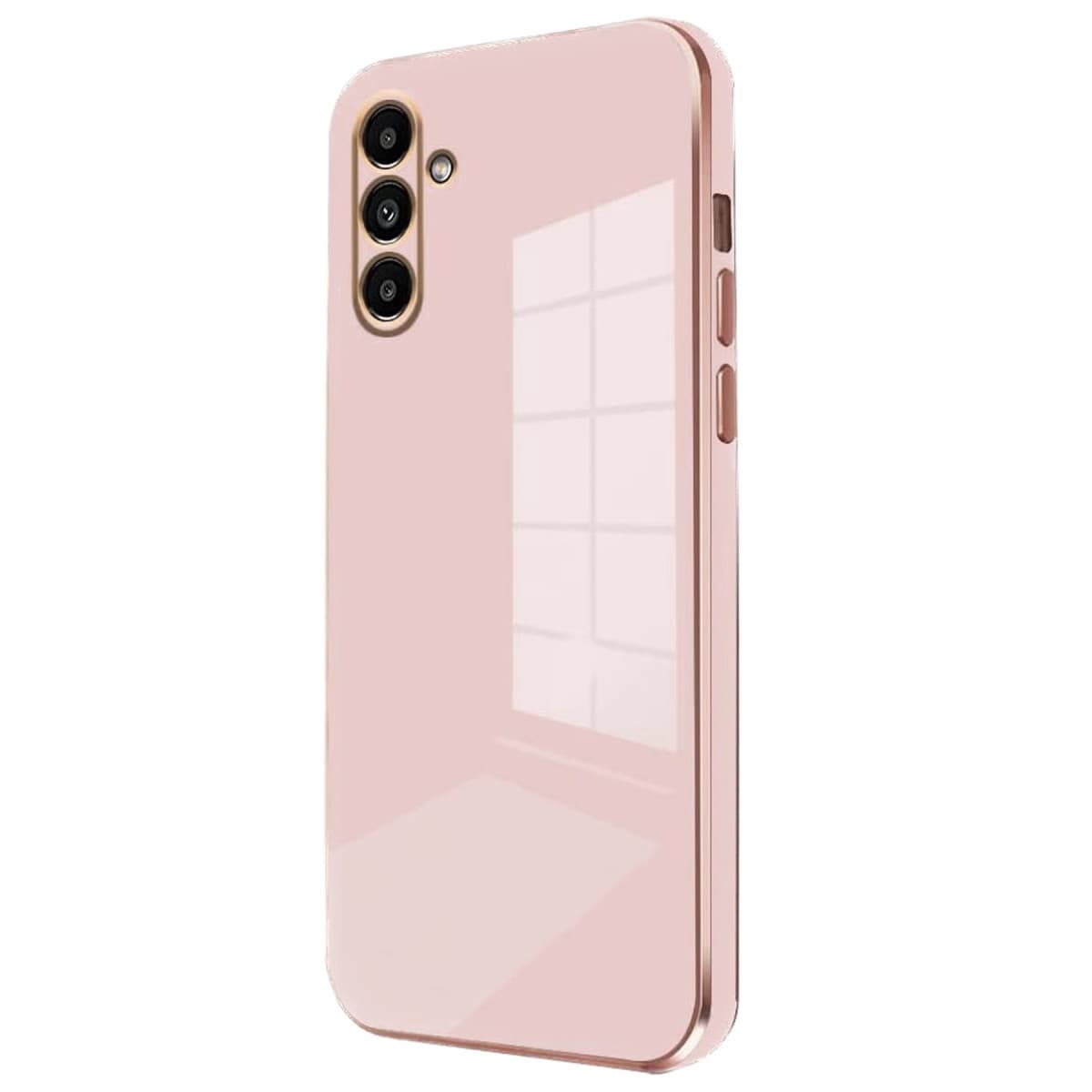 Galaxy A35 5G Kılıf Volet Silikon - Pembe