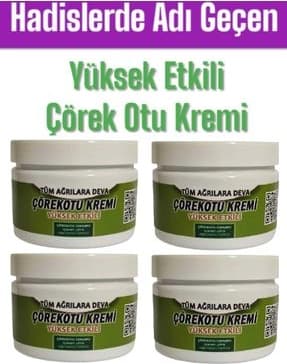 Çörek Otu Kremi 150 ml - Vücut Sızılarınız Için Yeni Formül x 4 Adet