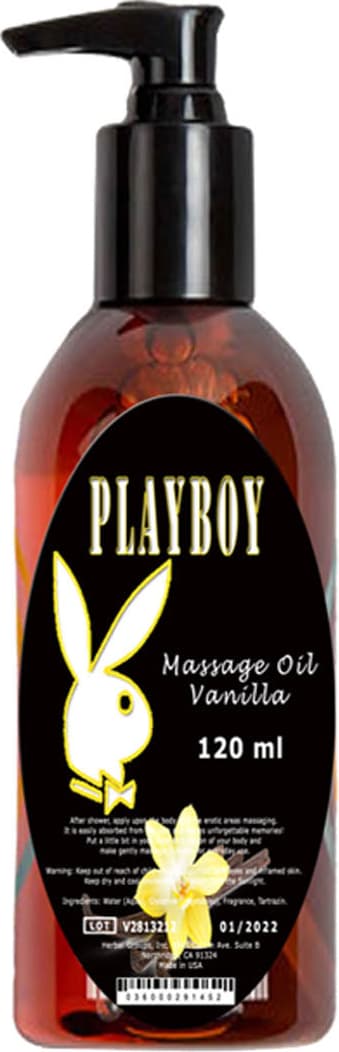 Playboy Aromaterapi Vanilyalı Masaj Yağı 120 ml _  120ML Playboy Vanilla Massage Oil