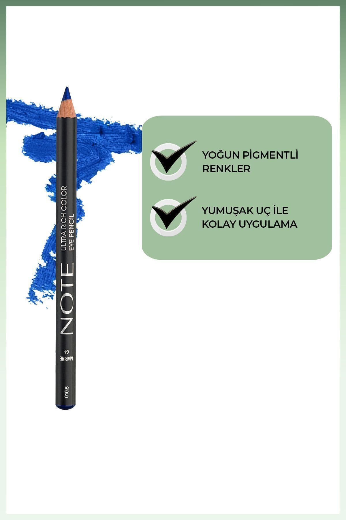 Göz Kalemi & Rich Color Eyepencil No: 04 Antrasit Mavi