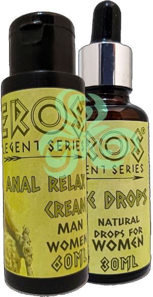 Eros Legent Rıax Cream Arka Teskin Edici Gevşeklik Kremi 60 ml + Soğuk Kadınlara Içecek 30 ml