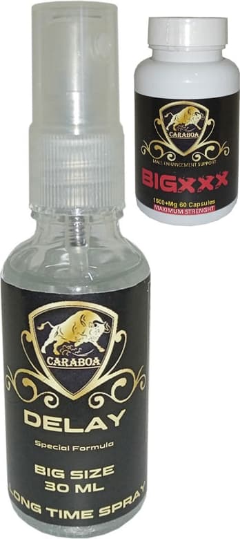 Caraboa Erkeğe Geciktiricispray + Caraboa Büyütücükapsùl