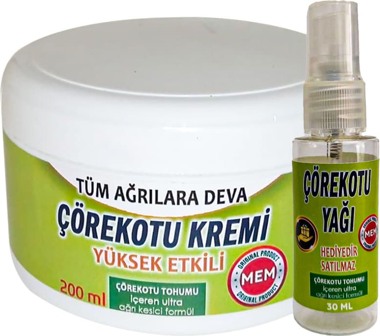 Playboy Çörek Otlu Bakım Kremi CRK:005 200 ml Green Box Relax Büyük Boy ile Yanında 30 ml Çörek Otu Yağı