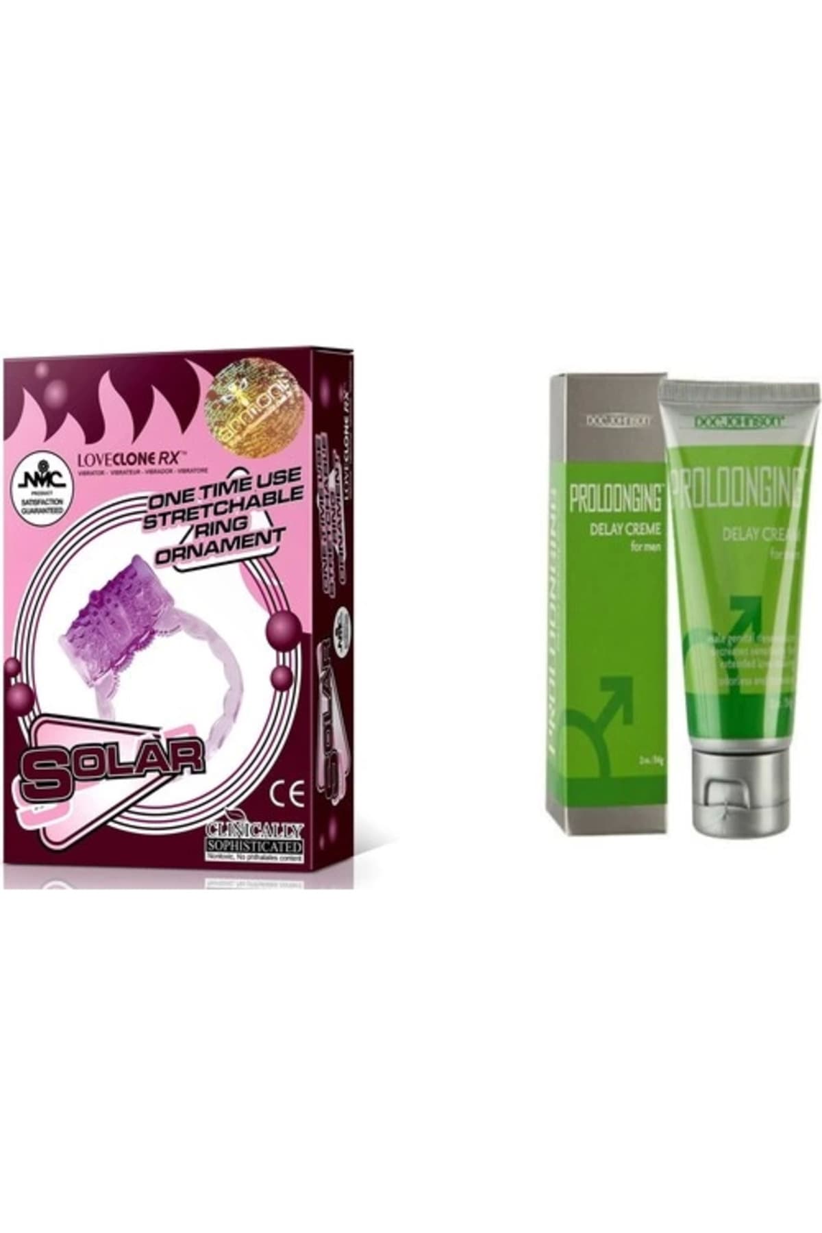 Doc Johnson Proloonging Krem + Solar Halka Set