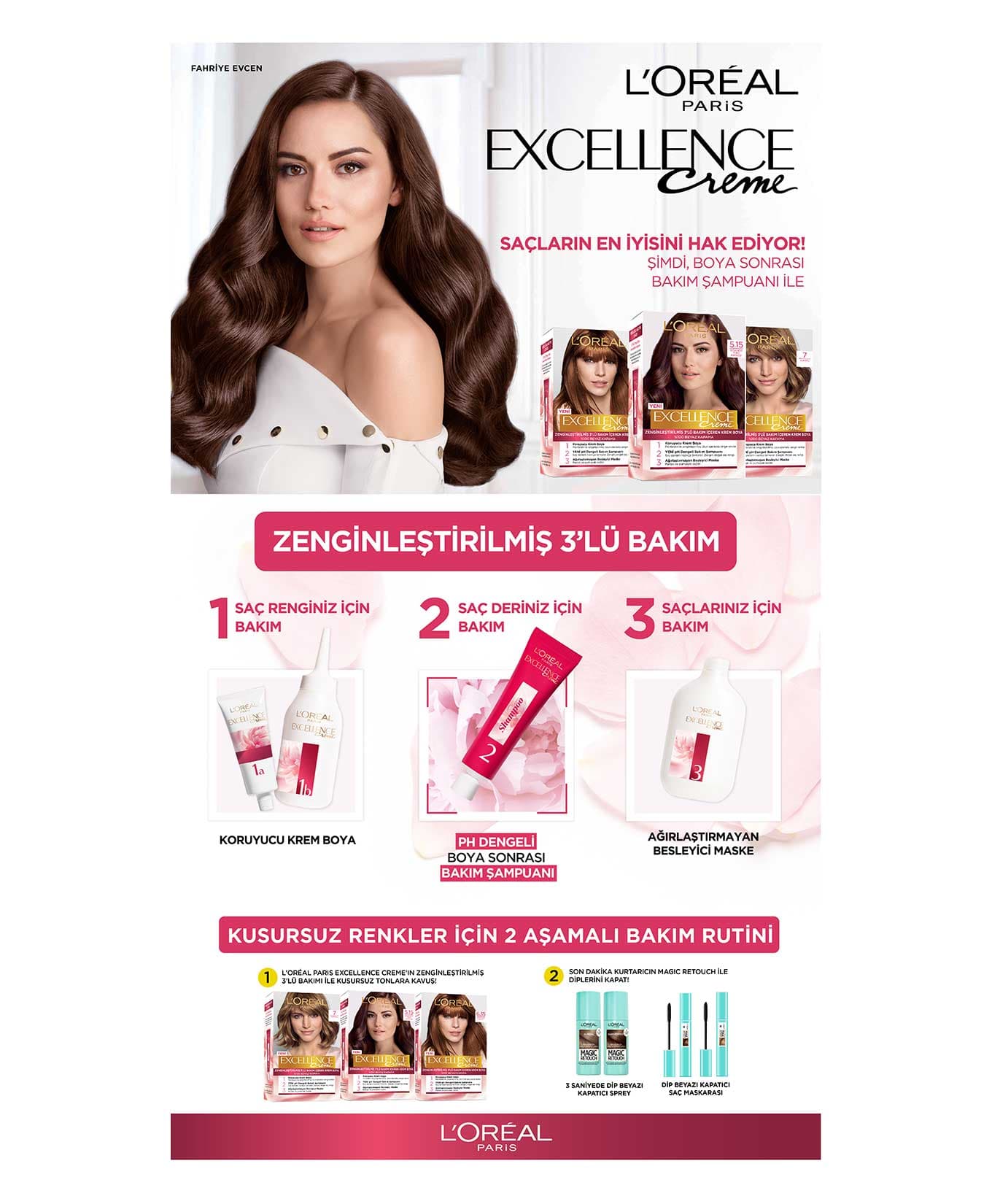 Paris Saç Boyasi & Excellence Intense 6 Açık Kahve