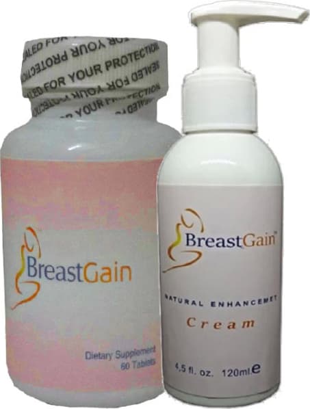 Breastgain Krem 120 ml + Breastgain 60 Lı Caps Kadınlara Özel Boyut Şekillendirici Takım