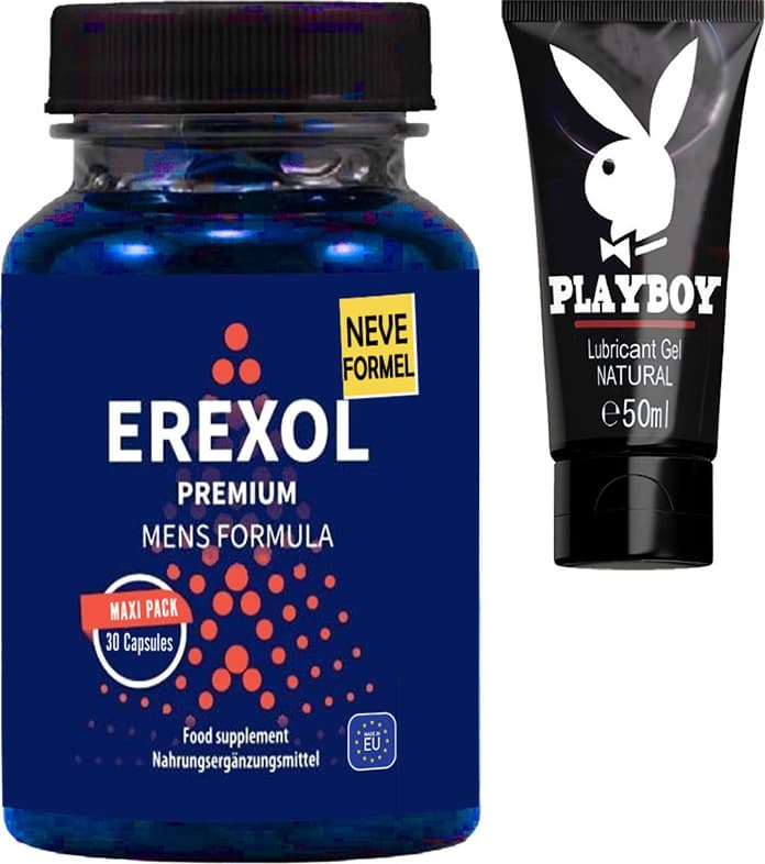 Erexol Erkeklere Özel 30 Lu Kapsüller L-Argininli L-Citrullineli Macatozlu Çinko Üzüm Çekirdeği Extreleri + Jel