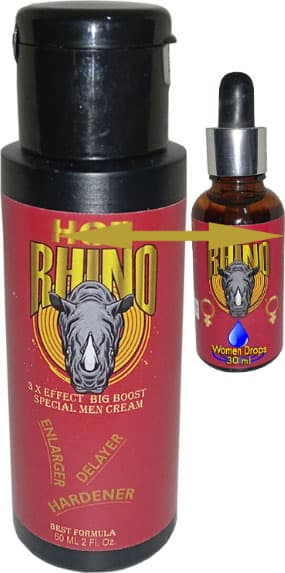 Firexl Rhino 3xeffect Boostenlargetime Kremi  + Rhino Kadınların Ilgi Içeceği
