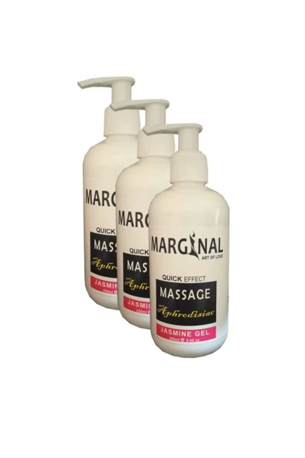 Marginal Massage Jasmine Gel 250 Ml Yasemin Masaj Jeli 3'Lü