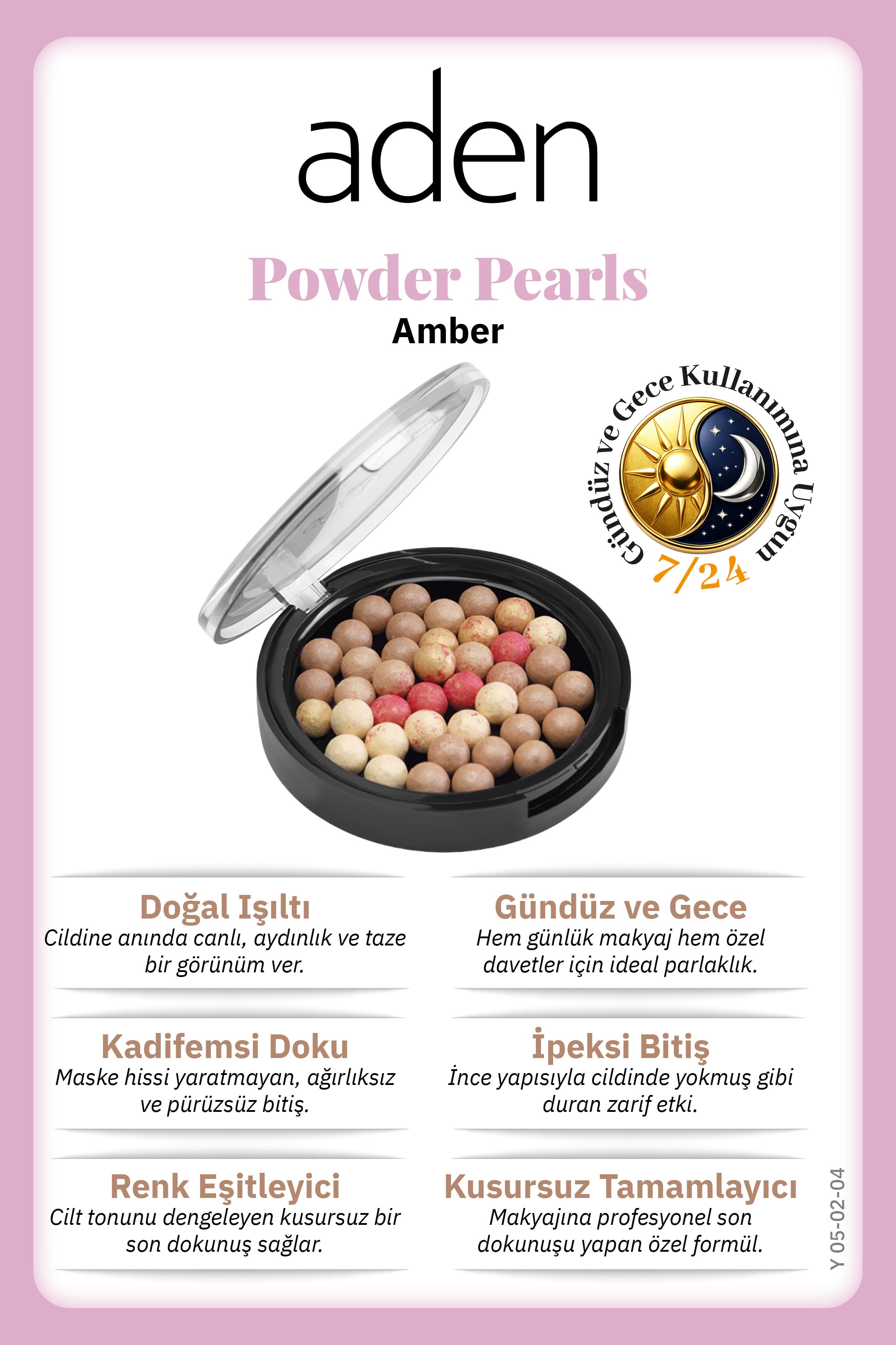 Aden Powder Pearls - Top Allık 04 Amber(Amber)