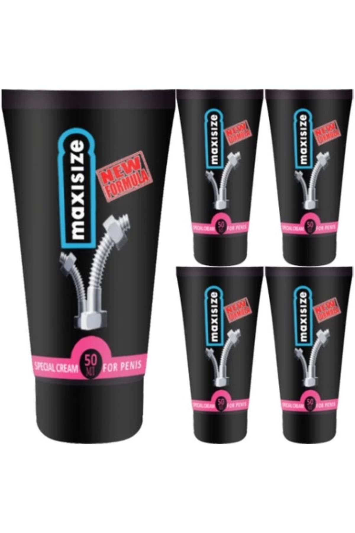 Maxsize Maxi Size Cream Erkeğe Özel 5 Adet 50 ml Şekillendirici Hareketleyici Krem