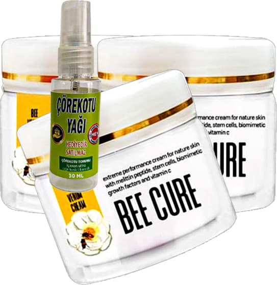 Playboy Bee Cure Krem 100 ml 2+1 Arı Zehri  Relax Kremi CRK:047 + Yanında 30 ml Hediye Çörek Otu Yağı