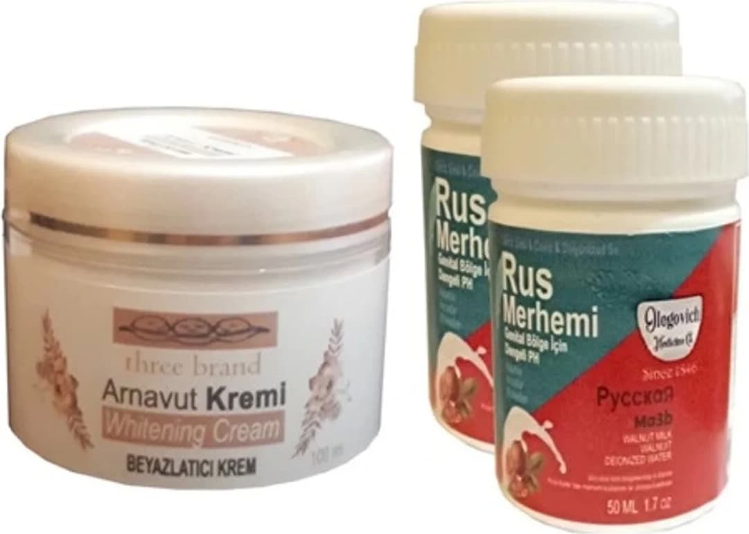 Süper Three Brand Arnavut Kremi + Rus Merhemi 50 ml